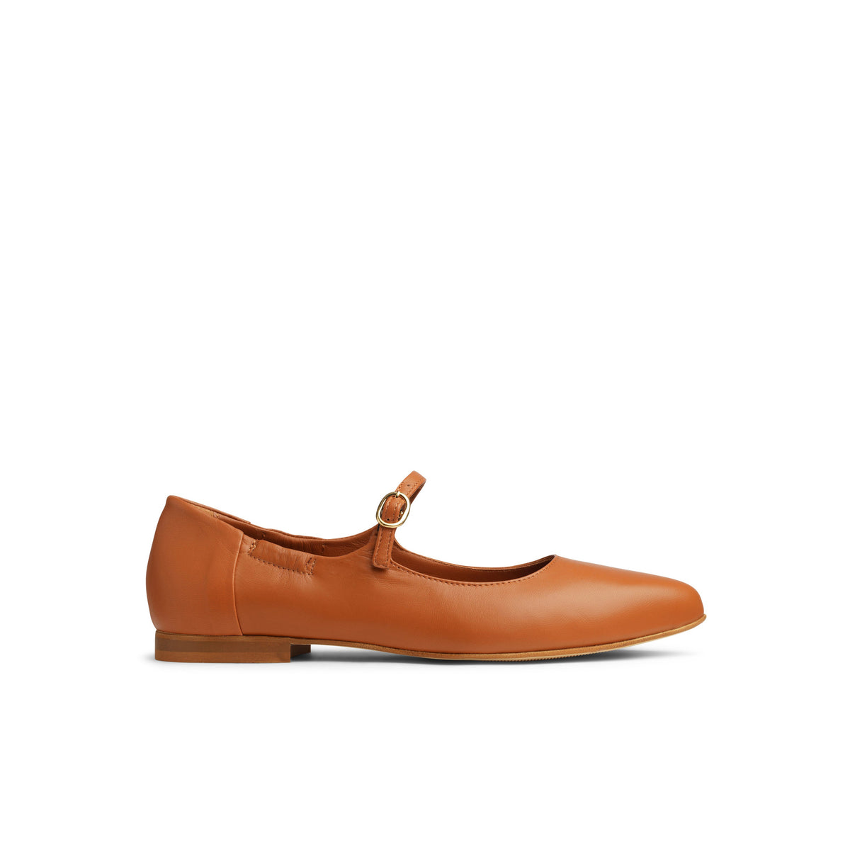 Melia Flexlite Flats Chestnut