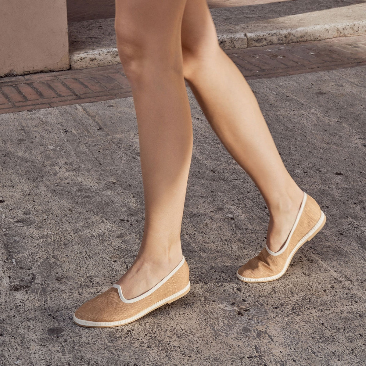 Allegra Flats Camel - Last Chance